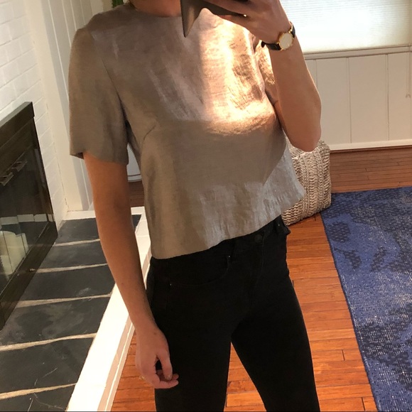 Vintage metallic-ish crop top. Perfect condition. - Picture 3 of 5